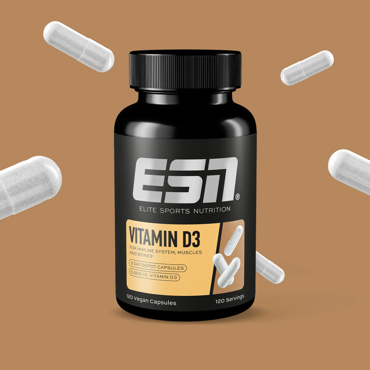 ESN Vitamin D3, 120 Kapseln, Vitamin D hochdosiert