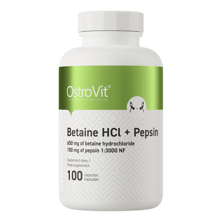 Ostrovit - Betaine HCL + Pepsin (Kapseln)